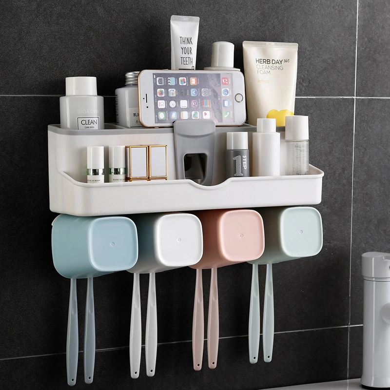 B533 Multi-Function Toothbrush Holder with Cups