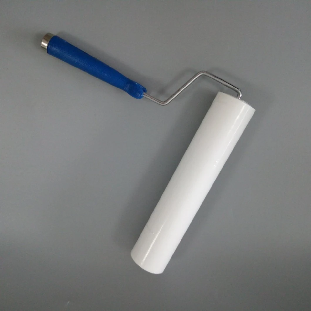 8" White Blue Remove Dust Sticky Lint Roller for Dust Control