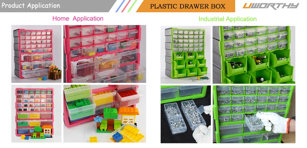 High Quality Mountable Plastic Drawers Decoration Storage Box