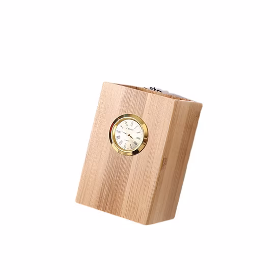 Material de escritório de alta qualidade Suporte redondo de metal para lápis Porta-lápis vaso para caneta simples