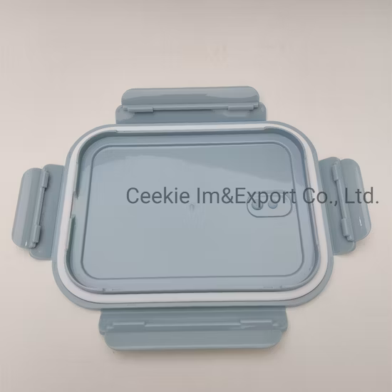 930ml caixa transparente para almoço tigela de vidro para micro-ondas crisper de vidro