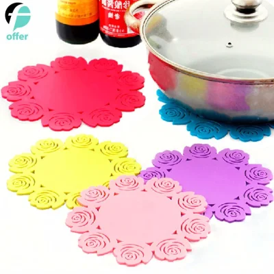 Suporte de pote de silicone, tapete de tripé, antiderrapante, almofadas quentes resistentes ao calor perfeitas para decoração de casa moderna resistente ao calor tapete de isolamento para copos